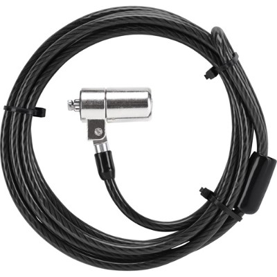 The DEFCON KL Cable Lock is a sturdy locking device featuring a 6 foot steel cable with a pass through loop on one end and lock on the other end.