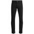 Men's slim fit black jeans from BOSS Orange. Crafted from a comfortable cotton blend with a single-colour dye finish, the classic five pocket jeans are fastened with a buttoned fly and feature contrasting stitching to the right pocket. Complete with metal rivets, belt loops and a leather branded patch to the reverse waistband. E.N.  95% Cotton, 4% Polyester, 1% Elastane