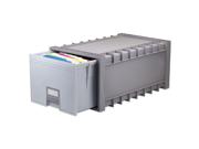Archive Drawer for Letter Files Storage Box, 24" Depth, Gray Type: Baskets Color Mapping: Black Brand: Storex