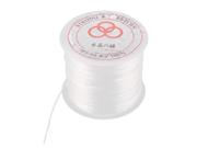 0.3mm DIY Beading Jewelry Making Elastic Cords String Threads White