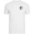Men?s white cotton T-shirt from London-based streetwear brand Rum Knuckles. Crafted from soft pure cotton, the classic tee is cut for a regular fit and comprises a crew neckline, short sleeves and a straight hem. Complete with the label?s signature skull logo to the chest as well as to the rear.  100% Cotton
