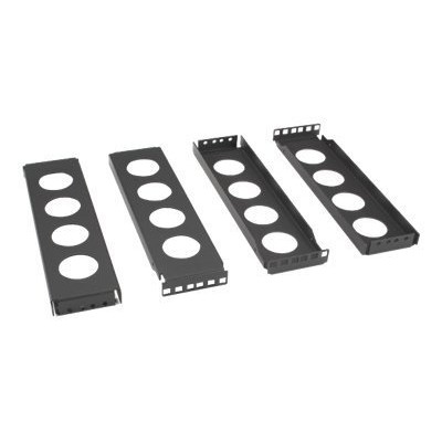 Black Box Center-Mount Conversion Brackets - Rack rail adapter - 2U (pack of 2) - for Black Box Open Frame Rack  Open Frame Rack