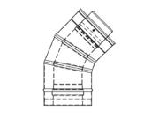 RTG20151B-1 45 Degree Elbow