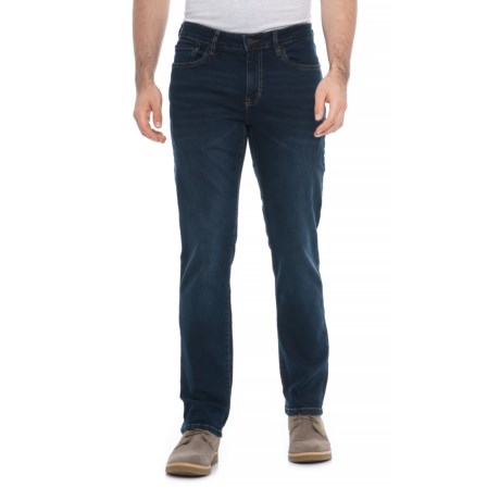 Overstock . Make room in your denim rotation for IZODand#39;s slim straight jeans crafted from soft stretch denim in a versatile straight-leg silhouette. Available Colors: DEEP BLUE, RUSTY RIVER, BECKETT, DARK RIVER, SIDECAR BLUE, DARK DEPTH.