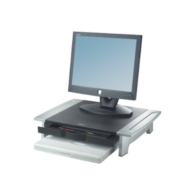 Fellowes Monitor Riser - Stand for monitor - black  silver