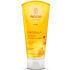 The mild formulation of the Weleda Calendula Shampoo and Body Wash helps to care for your child's skin from the very first time you bathe them. Using natural products, this shampoo and body wash is fully approved by paediatricians and dermatologists, so you can have confidence using it knowing it will leave your baby's scalp and skin silky soft.  Containing extracts from biodynamically grown Calendula flowers which helps soothe the skin, this shampoo and body wash is also ideal for adults with sensitive/delicate skin, making it a cost-effective addition to yours and your baby's routine. - E.D    Weleda Calendula Shampoo and Body Wash  Approved by paediatricians and dermatologists  Contains extracts from Calendula flowers  Also suitable for adults with sensitive/delicate skin    Directions for use:- Apply a small amount to the body &amp; scalp using hands or washcloth and gently massage. - Rinse thoroughly.