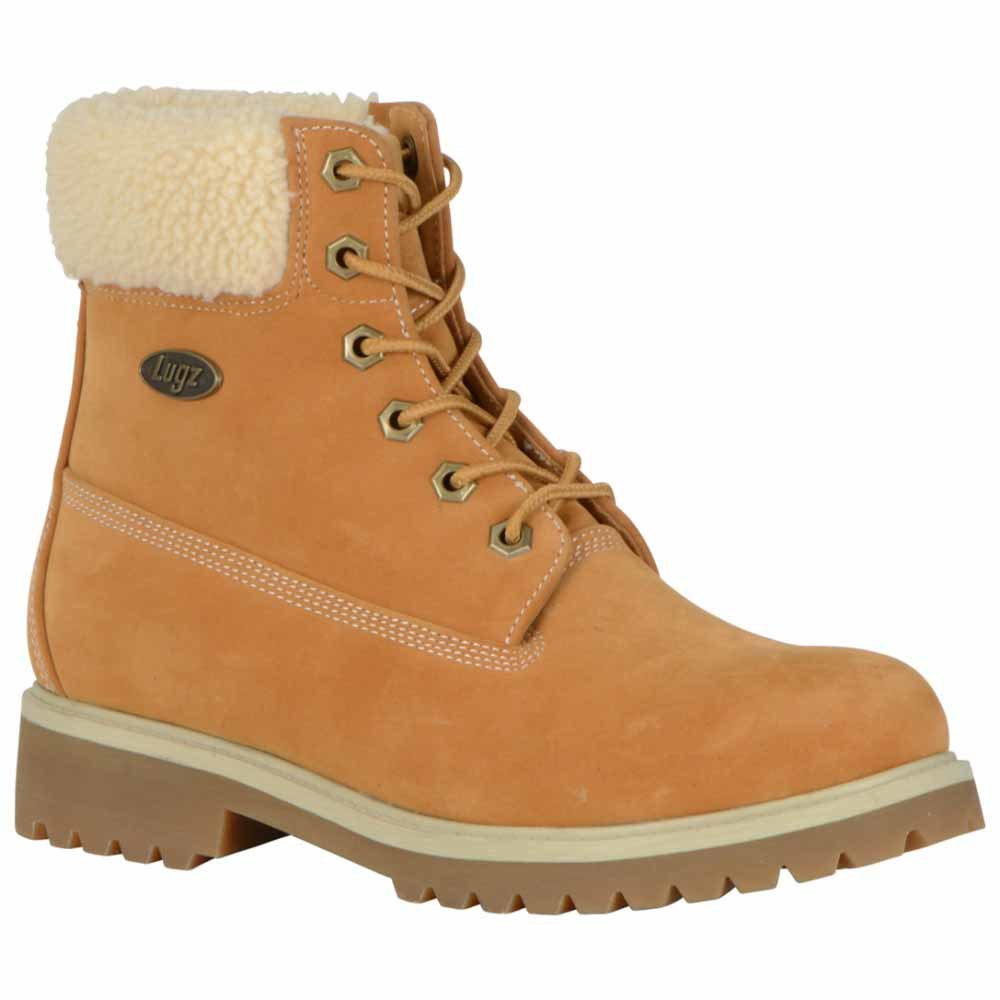 Made with durable thermabuck upperLace up closure for a secure fitPadded collar and tongue for added comfortCushioned insole for comfortRubber outsole for grip