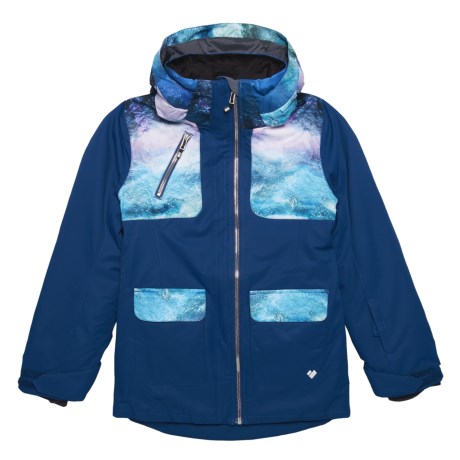 CLOSEOUTS . Sheand#39;ll stay dry and warm while shredding the slopes in Obermeyerand#39;s June insulated ski jacket, engineered with a HydroBlockand#174; Sport waterproof breathable membrane, lightweight, low-bulk synthetic insulation and a longer length for extra protection. Available Colors: LIGHT HEATHER GREY, DUSK, SEAGLASS. Sizes: S, M, L, XL.