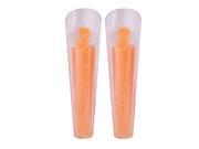 Kitchen Plastic Yeast Measuring Cup Package Bag Sealing Clip Orange Clear 2pcs Type: Spoons