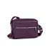 Women?s small, purple cross body bag from Kipling. Crafted from lightweight, crinkle nylon in a softly structured design, the ?Deena? bag comprises a zip top fastening and opens to reveal a lined interior that boasts a zip pocket, slip pocket and a key clip. The bag also features three external pockets to the front and rear, all secured with zip fastenings.  Transported using an adjustable canvas strap, suitable for cross body wear and as a shoulder strap. The ?Deena? bag is complete with tonal Kipling branding and the signature furry monkey keyring.  Polyamide  Dimensions: H: 19cm x W: 12.5cm x D: 25.5cm
