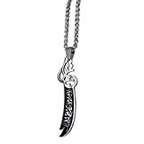ZKDC Islam muslim Zulfiqar Sword of Imam Ali stainless steel 60 cm chain necklace jewelry