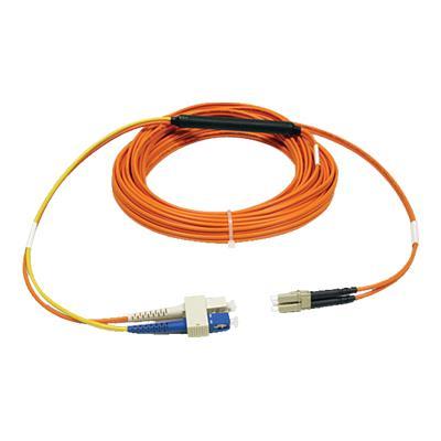 Tripp Lite 5M Fiber Optic Mode Conditioning Patch Cable SC/LC 16' 16ft 5 Meter - Mode conditioning cable - LC multi-mode (M) to SC multi-mode  SC single-mode (M) - 16.4 ft - y