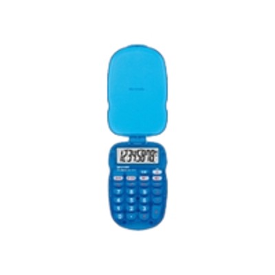 Sharp ELS10BBL - Pocket calculator - 8 digits - battery - blue