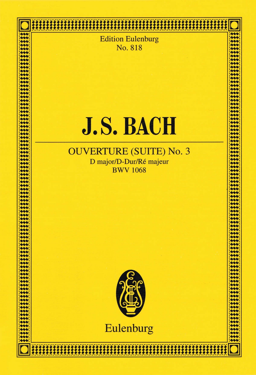 From early in the 17th century until the form engaged the interest of Johann Sebastian Bach, various notable German composers including Rosenm&uuml;ller, Fischer, Fasch and Telemann had contributed to the development of the orchestral suite or 'Ouverture', which name betrays its French theatrical origins. From Bach himself only four such suites have come down to us due to the diligence of C.F.Penzel, who was a student at the Thomasschule from 1751, and who made copies of Bach's MSS he found