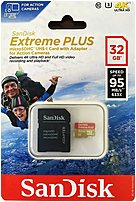 SanDisk SDSDQX 032G AAWI4A 32 GB Extreme Plus UHS 1 microSDHC Memory Card is compatible with any device that uses microSD memory cards