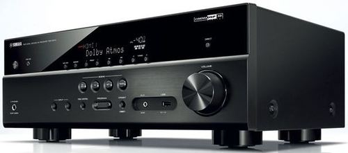 The Yamaha TSR-5810 7.2-channel 4K Ultra HD network AV receiver features Dolby Atmos and DTS:X object based surround sound