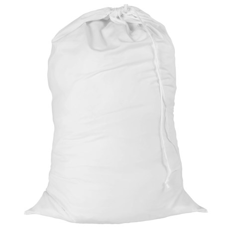 CLOSEOUTS . Transport your laundry to and from the machines with Honey Can Doand#39;s white jersey cotton laundry bag. Available Colors: WHITE.