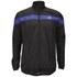 The adidas 'Response' wind jacket is constructed from a lightweight, breathable and weatherproof climaproof&reg; fabric that is designed to protect you from the wind and rain, ensuring you remain cool, dry and comfortable throughout your workout.  A full zip to the front offers controllable ventilation, and the running jacket also features a stand-up collar to lock in heat, a comfortable regular fit for a full range of motion, and reflective details for greater visibility and safety in low-light conditions.  The 'Response' wind jacket's sleek black design is finished with contrasting blue and the signature adidas tri-stripe branding to the upper arm. - L.R.  Features:    adidas men's 'Response' jacket in black and blue  Made from a lightweight, breathable and weatherproof climaproof&reg; fabric  Full front zip  Stand-up collar to lock in heat  Regular fit  Reflective details  Contrasting cuffs    100% Polyester Ripstop.