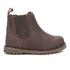 Toddlers' suede Chelsea boots from UGG. Crafted with brushed suede uppers, the 'Callum' boots showcase a classic Chelsea silhouette, featuring: a rounded toe, elasticated side gore detail for comfort and flexibility, and a heel loop pull to the top line. Lined in plush wool, the shoes are complete with a rubber outsole and stumble-reducing tread. Medial zipper to the inside and signature branding.  Upper: Suede. Lining: Wool. Sole: Rubber.  Shaft Height: 3 .