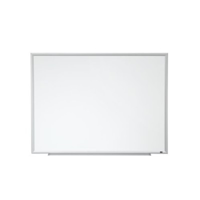The DEP3624A 36 x 24&quot; Porcelain Dry Erase Board with 4 Dry Erasers from 3M offers a porcelain surface that features a satin finish with an aluminum frame