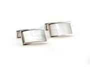 Silver Metal Inlay Opal Cuff Links Type: Cufflinks Material: Copper Gender: Unisex