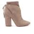 Kendall   Kylie present the ?Zola? nude ankle boots. Crafted from premium suede uppers, the heeled boots feature a rounded toe and a panel overlay detail that fastens at the heel with a tonal suede tie. Set upon a 4? block heel.  Heel Height: 4?  Upper: Suede. Sole: Synthetic.