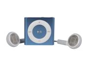 Apple iPod shuffle (4th Generation) Blue 2GB MP3 Player MC751LL/A-R Memory Type: Flash Memory Audio Formats: AAC (8 to 320 Kbps), Protected AAC (from iTunes Store), MP3 (8 to 320 Kbps), MP3 VBR, Audible (formats 2, 3, 4, Audible Enhanced Audio, AAX, and AAX ), Apple Lossless, AIFF, and WAV Control Type: Button Connection Type: USB 2.0 Compatible Operating Systems: Mac OS X v10.5.8 or later    Windows 7, Windows Vista, or Windows XP Home or Professional (SP3) or later Headphones Jack: 3.5 mm Stereo Jack Battery Type: Built-in Rechargeable Lithium-Ion Battery Battery Life(Audio Playback): Up to 15 hours
