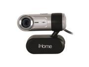 IHome IH-W310NS USB 2.0 MyLife Notebook Webcam - Silver Image Sensor: 300K (640 x 480) CMOS Sensor Max