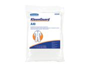 KleenGuard 44345 A40 Coverall To-Go, Microporous Film Laminate, 2XL, White, 1 Each Type: Apparel-Coverall Color: White Specifications: Material(s):Microporous Film Laminate  Washable: No  Size Group: XX-Large  Suggested Use: Fiberglass Manufacuring, Tank Cleaning, Utilities, Liquid Handling, Pressure Washing, Maintenance, General Manufacturing