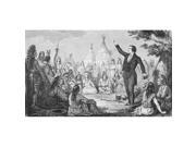 Posterazzi DPI1860692 Joseph Smith 1805 to 1844 Founder of the Mormon Church Preaching to Indians Poster Print, 18 x 10 Type: Prints Style: Frameless Frame Color/Finish: Artwork Reproduction Size Width: 18 Size Height: 10 Brand: Posterazzi