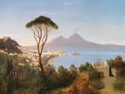 Blick vom Posillipo Poster Print by August Zimmermann (22 x 28) Type: Prints Style: Frameless Frame Color/Finish: Artwork Reproduction Size Width: 22 Size Height: 28 Brand: Posterazzi