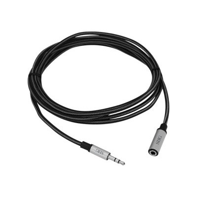 SIIG Woven Fabric Braided - Audio cable - stereo mini jack (F) to stereo mini jack (M) - 6.6 ft