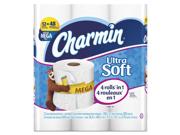 Charmin 94050PK Ultra Soft Bathroom Tissue, 2-Ply, 4 X 3.92, 308/Roll, 12 Roll/Pack