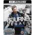 The Bourne Legacy on 4K Ultra HD.  4K Ultra HD is 4 times sharper than HD. Brilliant brights and deepest darks with HDR (High Dynamic Range) and wider colour spectrum adding dazzling colours to your viewing experience.  Also includes Blu-ray copy and Digital Download to watch anywhere on all your devices.  The narrative architect behind the Bourne films, Tony Gilroy, returns to expand the Bourne universe once more in the next chapter of the thrilling action series. The Bourne Legacy introduces us to a new hero, Aaron Cross (Jeremy Renner), whose life-or-death stakes have been triggered by the events of the first three films. For The Bourne Legacy, Renner joins fellow series newcomers Rachel Weisz and Edward Norton, while franchise veterans Albert Finney, Joan Allen, David Strathairn and Scott Glenn reprise their roles.  4K ULTRA HD BONUS FEATURE    FEATURE COMMENTARY with filmmakers   BLU-RAY? BONUS FEATURES    DELETED SCENES  BEHIND-THE-SCENES FEATURETTES  FEATURE COMMENTARY with filmmakers  PLUS MUCH MORE!