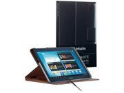 Verbatim's Folio Case for Galaxy Note 10.1 flips open for full access and closes like a book for privacy and protection