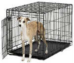 "MidWest Life Stages ACE-436 Brand New Includes Two Year Warranty, The MidWest ACE-436 Single Door MAXLock Dog Crate is designed completely around the safety, security and comfort for dogs