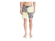Quiksilver Mens Dane Swim Bottom Board Shorts gck6 34 Size: 34 Color: Yellow Color Mapping: Yellow Age: Adult