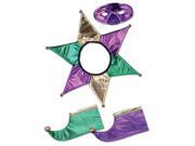 Mardi Gras Jester Set (Pack of 6) Type: Holiday Decor