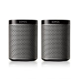 SONOS PLAY:1 2-Room Streaming Music Starter Set Bundle (Black)