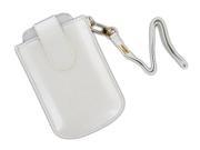 OEM Verizon Universal Vertical Leather Pouch with Strap for iPhone 5, iPhone 4S, iPhone 4, iPhone 3 (Bulk Packaging)