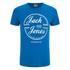 Men?s blue ?Copenhagen? T-shirt from Jack & Jones Originals collection. Crafted from soft cotton jersey, the regular fit T-shirt features a contrast white vintage print to the chest. Complete with a ribbed crew neck and short sleeves.  100% Cotton