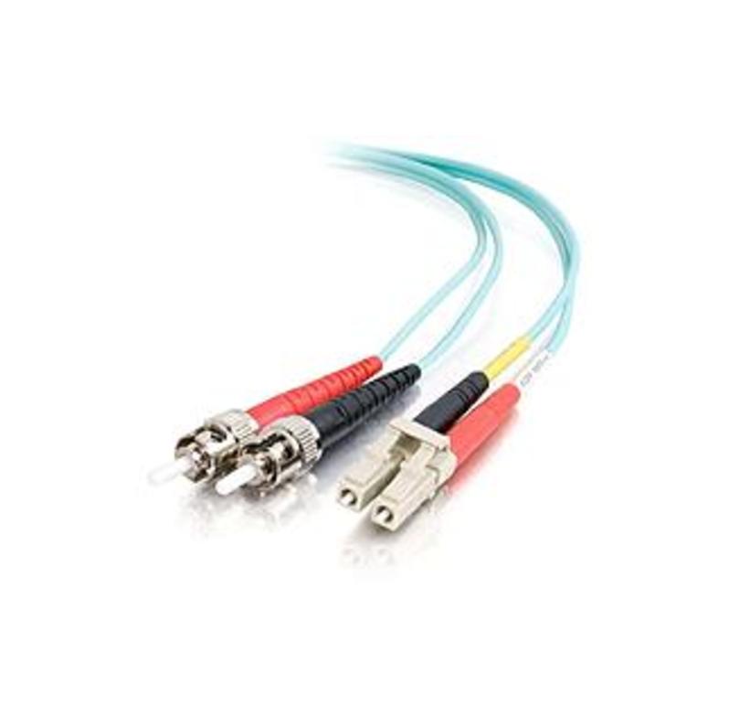 This USA made OM3 Duplex Multimode Fiber Optic Cable is ideal for connecting 10GBase-SR, 10GBase-LRM, SFP  and QSFP  tranceivers for 10 gigabit network connections