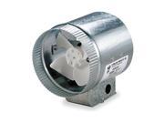 Axial Duct Booster, Galvanized Steel type: Axial, In-line