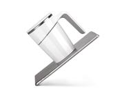 GBB Stainless Double Wall Drinking Suction Leakage-proof Mug 470ml Capacity Tumbler Cup With Handle White Size/Dimensions: Large Capacity: Large Type: Everyday Mugs Color: White