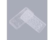 30Pcs 3D Acrylic Nail Art Mold Tips Decor DIY Different Styles Transparent