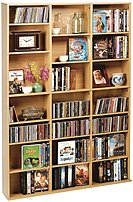 The Atlantic 3843 5712 Oskar Multimedia Cabinet holds 756 CDs or 360 DVDs Blu rays