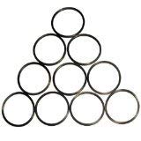 Ketofa 10 Pack Genuine Replacement Square Drive Belts for XBOX 360 Optical DVD Drive Repair Stuck Tray (SBS Square Type, Bulk Lot of 10 belts)