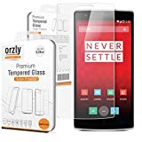 Orzly - OnePlus ONE Premium Tempered Glass 0.24mm Protective Screen Protector for the Original Premier Launch Model of SmartPhone called 'ONE' by ONE PLUS (Alias: New 2014 Release Version / First Ever Flagship Model of Smart Phone released by 'ONE PLUS' known as the 'ONE' / etc.)