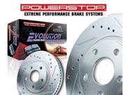 Power Stop K408 Features: 2 Rear Rotors And Rear Brake Pads Included  Ceramic Pads Reduce Noise Fade And Dust  Components Are Engineered To Work Together  One Click Brake Kit; Everything You Need  Pre-Matched Components Ready To Install  Cross Drilled And Slotted Rotors  Corrosion Resistant Silver Zinc Plating  Big Brake Performance Without The Big Price Height: 10.00" Width: 14.00" Length: 14.00" Weight: 19.16 lbs