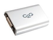C2G 30546 USB to DVI Adapter Up To 2048 x 1152 Changer Type: USB to DVI Specifications: Windows 2000 SP 4, XP Home or Professional (Including Table edition) SP2 or SP3, Vista SP1 (32-bit or 64-bit) and Windows 7 (32-bit or 64 bit)    With Single Core CPU at 1.2GHz or higher processor clock